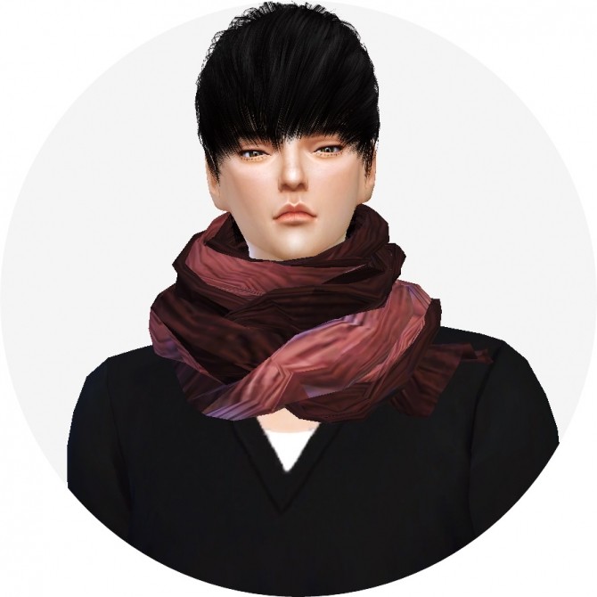 Sims 4 Male two tone scarf at Marigold