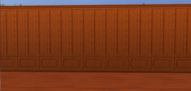 Sims 4 Wood Panel Walls by AdonisPluto at Mod The Sims