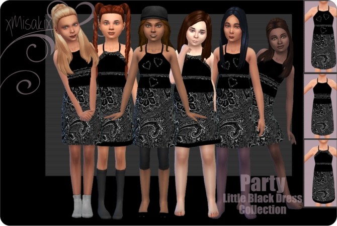 Sims 4 Little Black Dress at xMisakix Sims