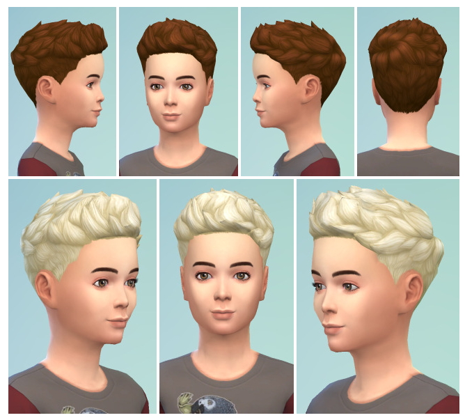 Sims 4 SweptHair for Boys at Birksches Sims Blog
