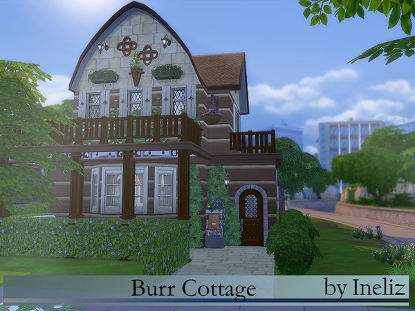 Sims 4 Burr Cottage by Ineliz at TSR