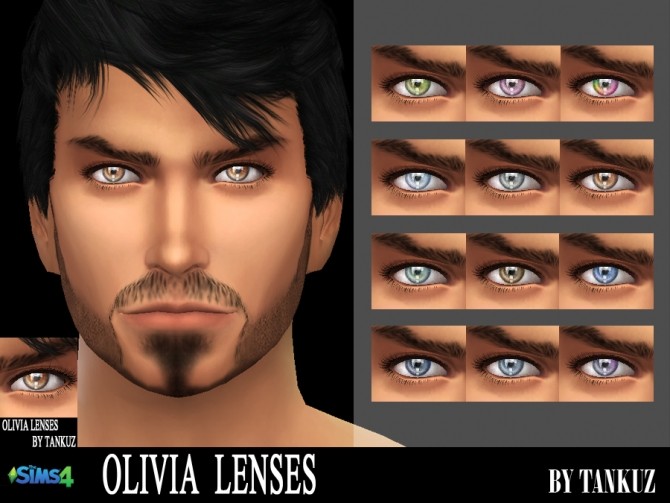 Sims 4 Olivia Lenses by Tankuz at TSR