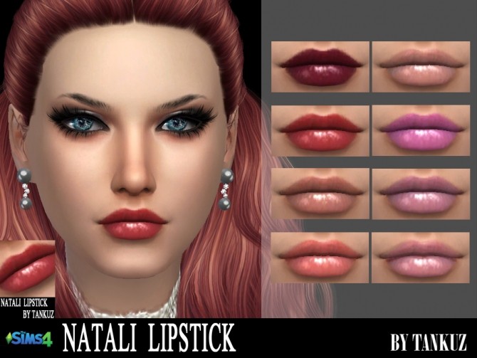 Sims 4 Natali Lipstick at Tankuz Sims4
