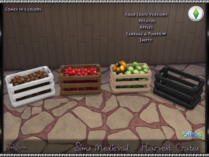 Sims 4 SM Harvest Crates at SrslySims