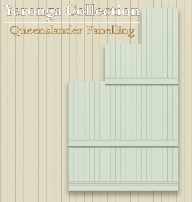 Sims 4 Queenslander Panelling (Yeronga Collection) by Beefysim1 at Mod The Sims