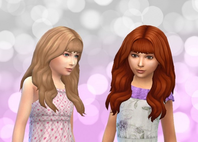 Sims 4 Calm Wind Hair for Girls at My Stuff