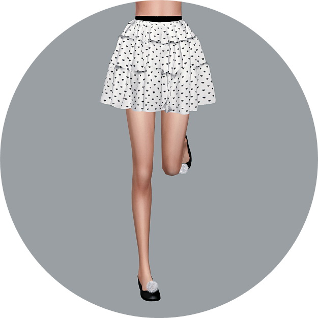 Sims 4 Gathering Tier Mini skirt v2 pattern at Marigold