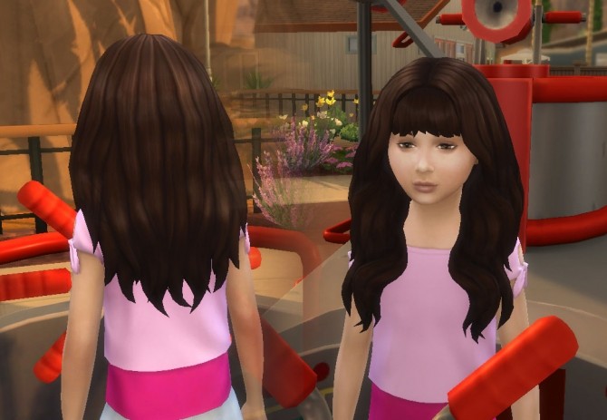 Sims 4 Calm Wind Hair for Girls at My Stuff