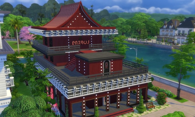 Sims 4 Japanese Night Club at Tatyana Name