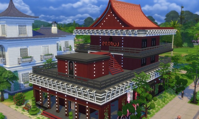 Sims 4 Japanese Night Club at Tatyana Name