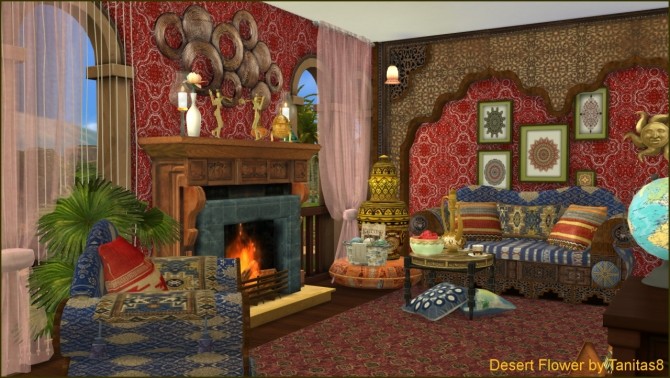 Sims 4 Desert Flower palace at Tanitas8 Sims