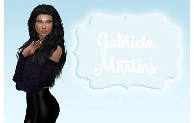 Sims 4 Gabriela Martins #2 at Victor Miguel