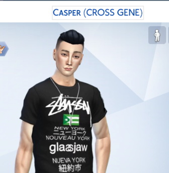Sims 4 CASPER  (CROSS GENE) at LMay’s blog – dbzfan200270