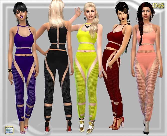 Sims 4 Just doing it outfit at Dreaming 4 Sims