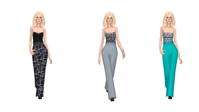 Sims 4 Jumpsuits by Annabellee25 at SimsWorkshop