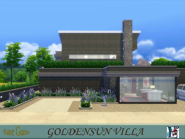 Sims 4 Goldensun villa by evi at TSR