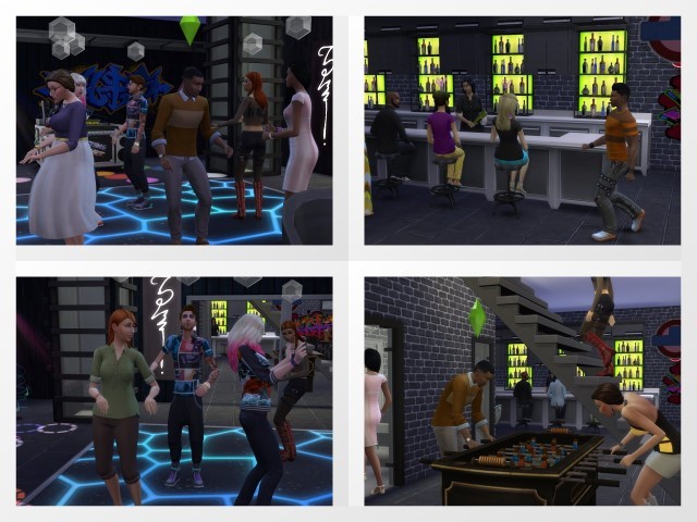 Sims 4 Underground nightclub by Oldbox at All 4 Sims