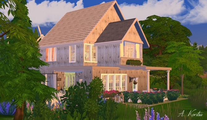 Sims 4 Shabby house at Angelina Koritsa
