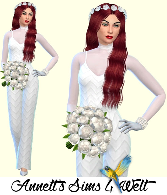 Sims 4 Wedding Jumpsuit Part 3 at Annett’s Sims 4 Welt