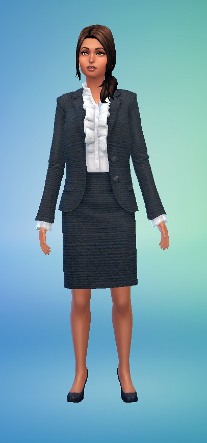 Sims 4 Female Suit Cc