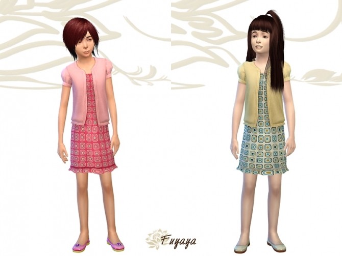 Sims 4 Veobe dress by Fuyaya at Sims Artists