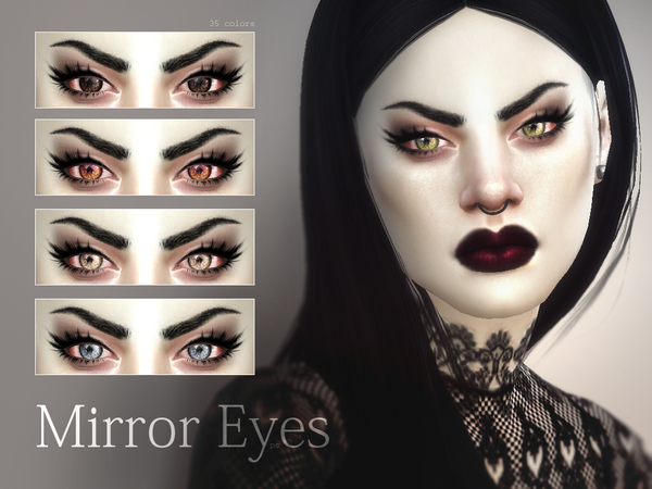 Sims 4 Mirror Eyes N64 by Pralinesims at TSR