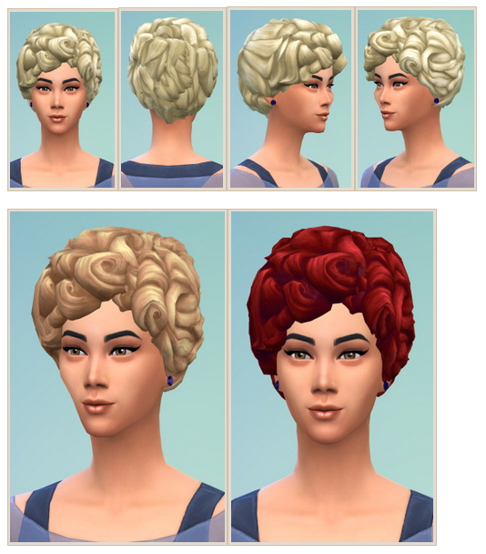 Sims 4 My Housewife Hair at Birksches Sims Blog