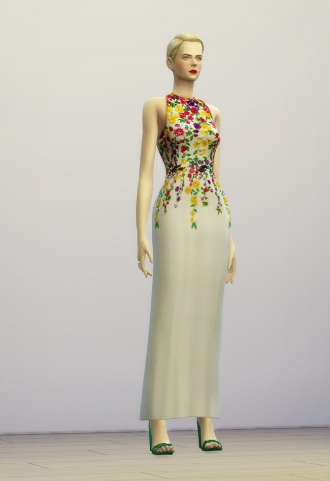 Sims 4 Dress OdlR resort 2016 at Rusty Nail