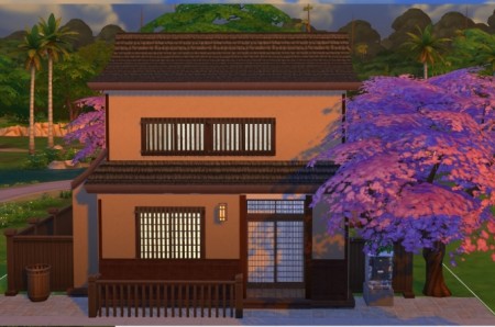 Traditional Kyoto Machiya House by Akaichi at Mod The Sims
