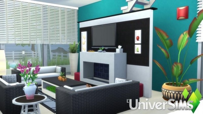 Sims 4 LObservatoire house by chipie cyrano at L’UniverSims