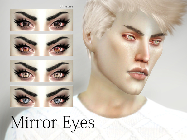 Sims 4 Mirror Eyes N64 by Pralinesims at TSR