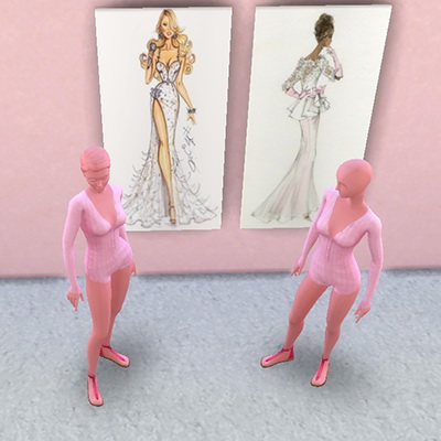 Sims 4 Fashion House paintings at Trudie55