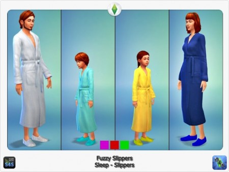Fuzzy slippers by Design 4 Sims at Sims 4 Studio