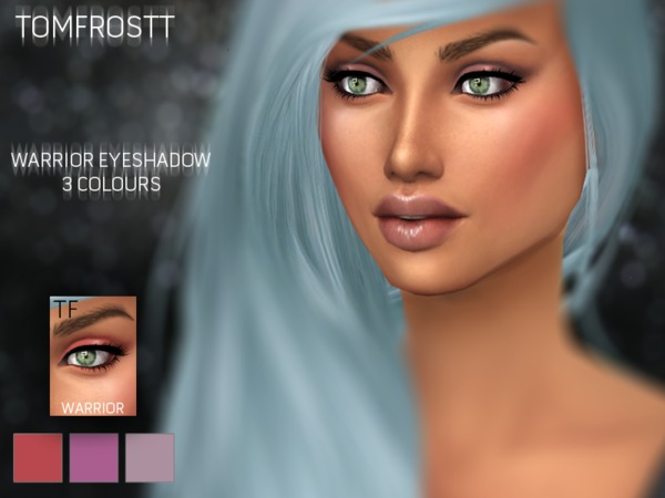 Sims 4 Warrior Eyeshadow by tomfrostt at TSR