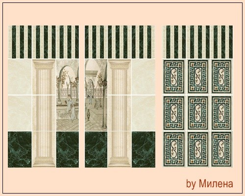 Sims 4 Classic ceramic tiles at Sims by Mulena