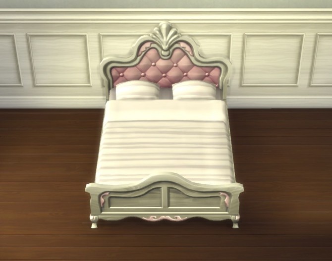 Sims 4 Galleon Bed Frame (Texture Referencing) by plasticbox at Mod The Sims