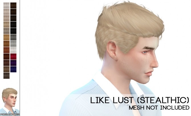 Sims 4 Male Hair Dump: Anto (Electric), Stealthic (Wavves, LikeLust) at Porcelain Warehouse