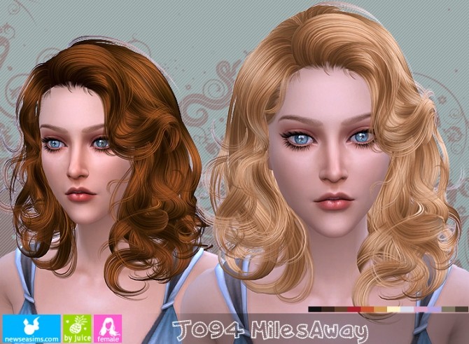 Sims 4 J094 MilesAway hair (PAY) at Newsea Sims 4