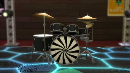 TS3 Drums conversion by DalaiLama at The Sims Lover