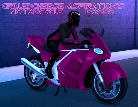 Motorcycle Pose Pack at Grilled Cheese Aspiration