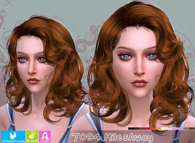 Sims 4 J094 MilesAway hair (PAY) at Newsea Sims 4