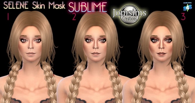 Sims 4 Eyeliner + skin mask + lips at Jomsims Creations