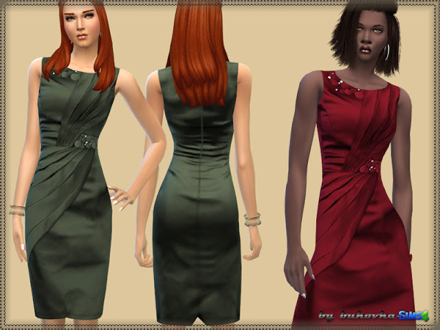 Sims 4 Dress Decorative Buttons at Bukovka