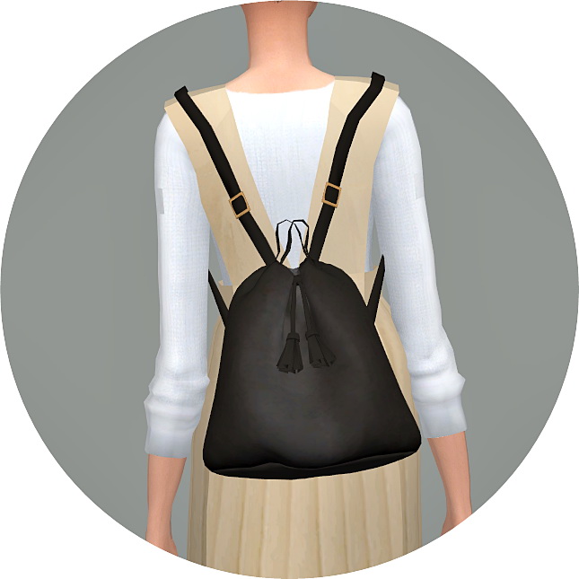 Sims 4 Bucket Backpack V2 at Marigold