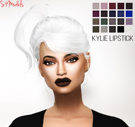 Sims 4 Kylie Lipstick at S4 Models