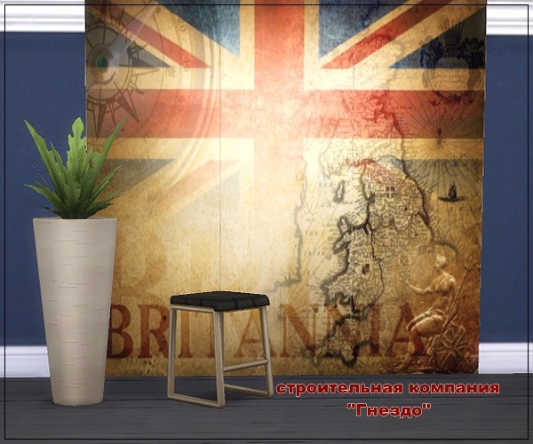 Sims 4 Britain wallpaper at Sims by Mulena
