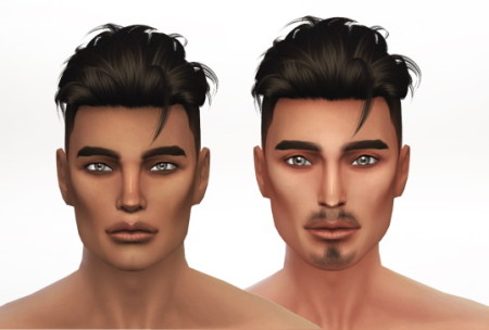 sims 4 cc black realistic skin overlay male