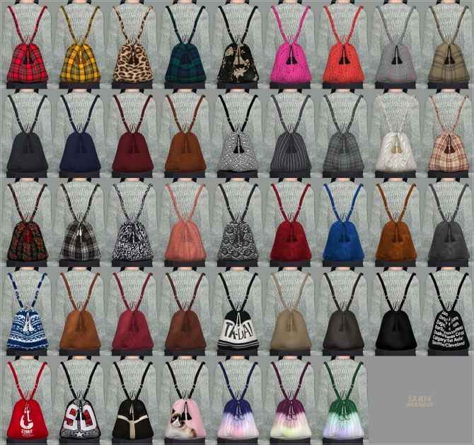 Bucket Backpack V2 at Marigold » Sims 4 Updates