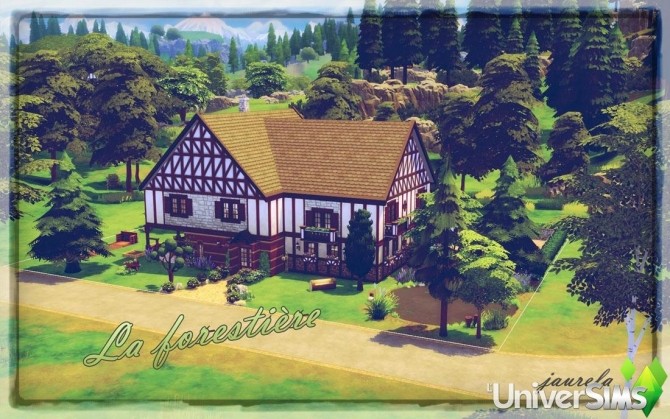 Sims 4 La Forestière house by Jaurela at L’UniverSims
