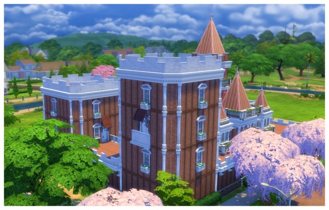 Sims 4 The Red Keep: History Challenge Build at SimDoughnut